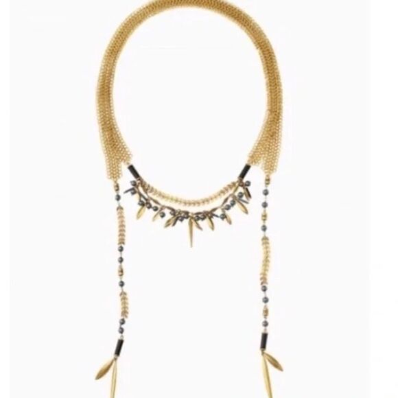 Stella & Dot Laurel Lariat — Beaded Gold - Picture 8 of 12